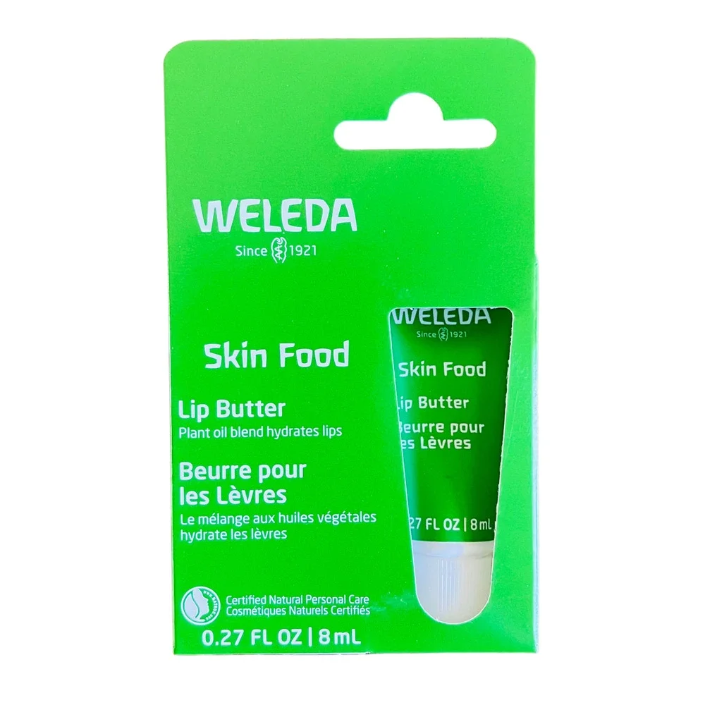 Weleda Skin Food Hydrating Lip Butter Clear 0.27 oz / 8mL - Set of 6 NIB